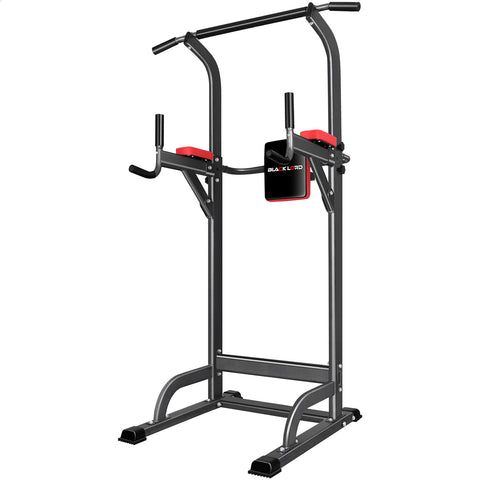BLACK LORD Power Tower Chin Up Bar Push Pull Up Weight Bench Gym Station