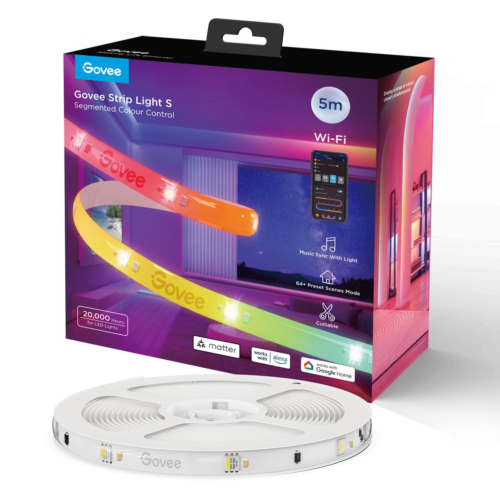 Govee RGBIC+W LED Light Strip (5m) [Matter Compatible] - JB Hi-Fi