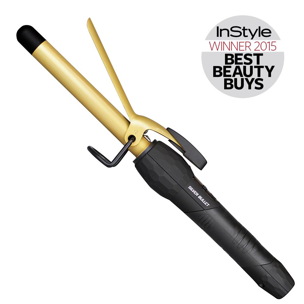 Silver Bullet Fastlane Ceramic Curling Iron Gold 19mm JB HiFi