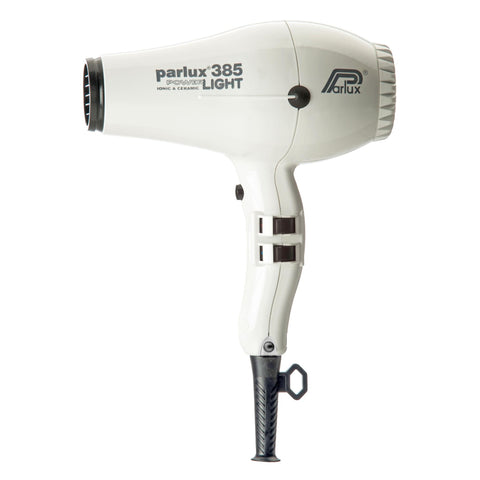 Parlux 385 Powerlight Ceramic & Ionic Dryer 2150W (White)