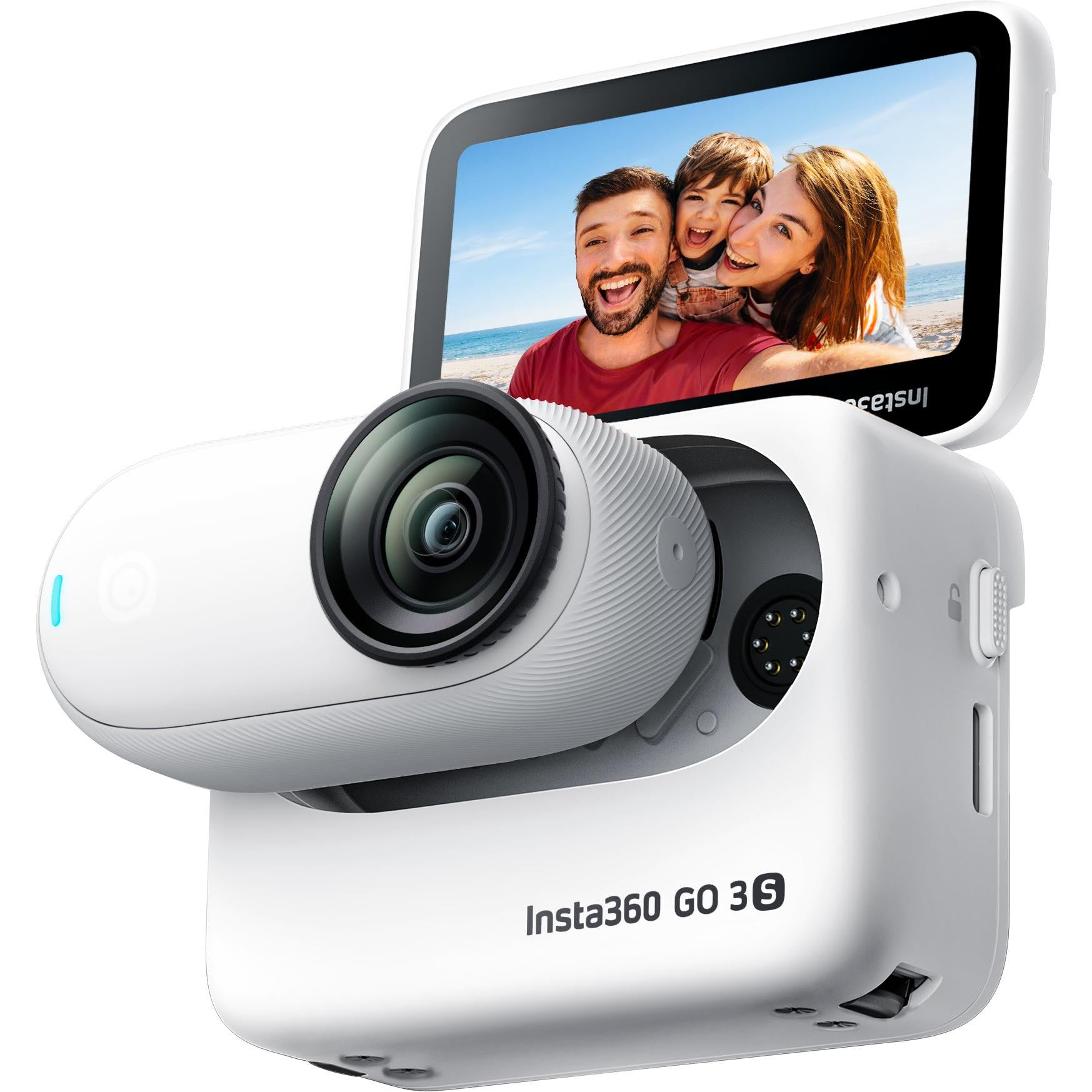 Insta360 GO3S with 128GB Memory (White) - JB Hi-Fi