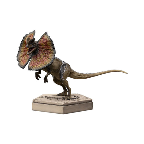 Jurassic Park Dilophosaurus Statue Action Figure Toy 4.9in