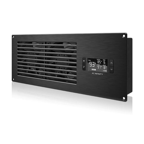 AC Infinity Airframe T7-N 200 CFM Intake Fan Black for AV Rooms