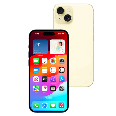 Apple iPhone 15 256GB (Yellow) [~Refurbished: Very good]