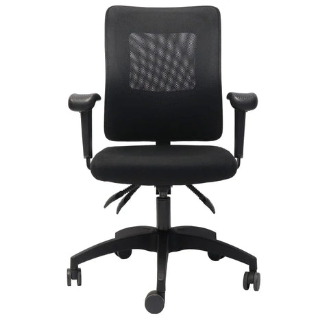 Rapidline AM100 Operator Chair Medium Back Mesh Black
