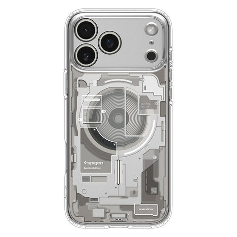 Spigen Apple iPhone 17 Pro Max Ultra Hybrid Zero One (MagFit) Case (Zero One Natural Titanium)