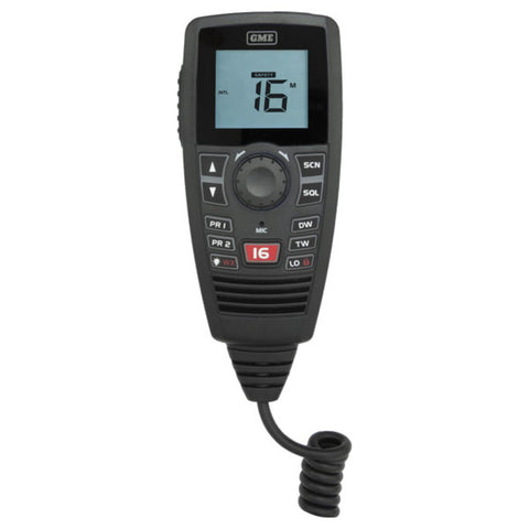 GME MC750B WP LCD Speaker Mic (Black)