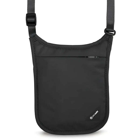 Pacsafe Coversafe V75 RFID Blocking Neck Pouch - Black