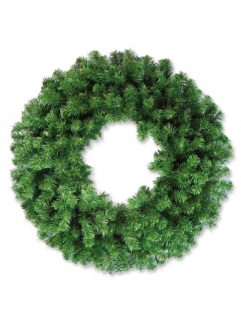 Christmas Warehouse - WRTH99L2 90cm Grand Statement Balsam Fir Christmas Wreath | High Density 354 Tips Green
