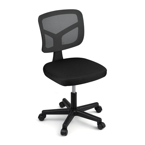 Artiss Ergonomic Armless Office Chair Mesh (Black)
