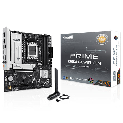 Asus Prime B850M-A WIFI CSM AM5 mATX Motherboard