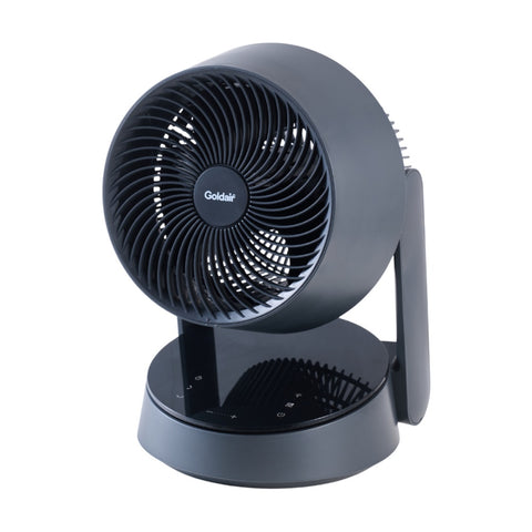 Goldair Platinum 20cm Air Circulator Fan 12 Speed Remote Control Black