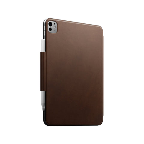 NOMAD Leather Folio iPad Pro 11 (M4) Case - Brown