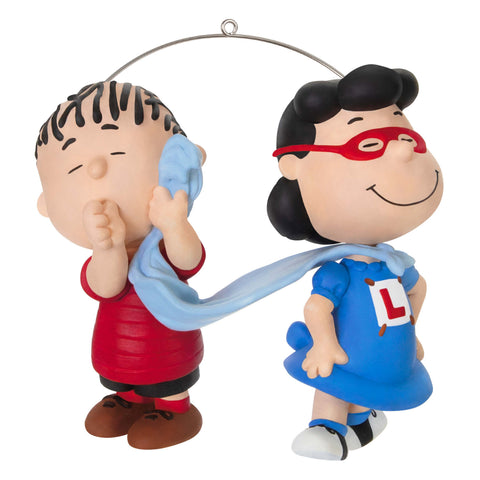 The Peanuts(R) Gang, Super Lucy and Linus - Hallmark Keepsake Christmas Ornament