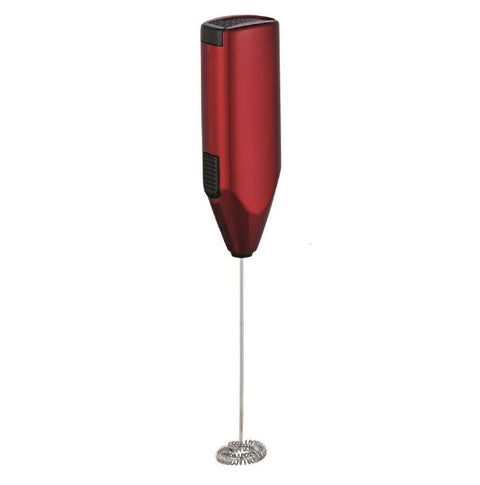 Avanti Little Whipper Milk Frother With Stand | Milk Frother - Red