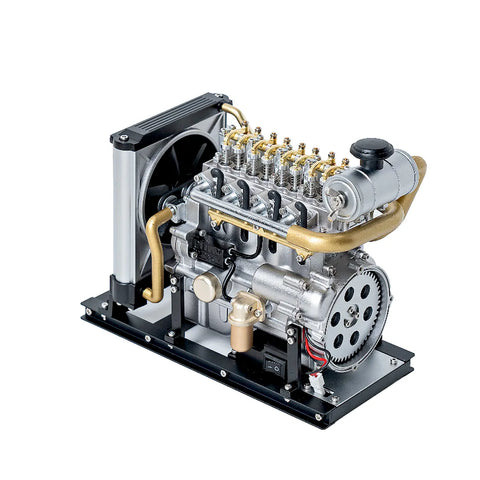 Teching 1/10 DM115 Mini 4 Cylinder Diesel Engine Scaled Metal Model Kit