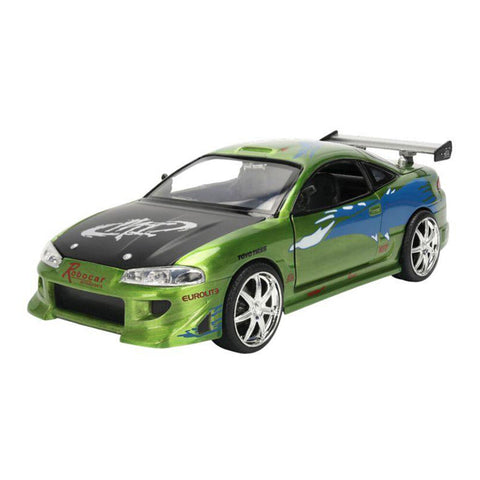 Jada 1:24 Fast & Furious 1995 Brian’s Mitsubishi Eclipse Anniversary Diecast Car