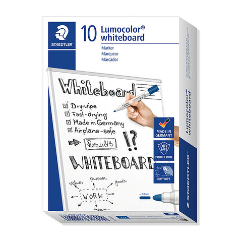 Staedtler Whiteboard Marker 351 Bulletpoint (Blue) [Box 10]