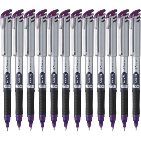 Pentel BL17 Box 12 Energel Gel Ink Pen Medium 0.7mm (Violet Purple)