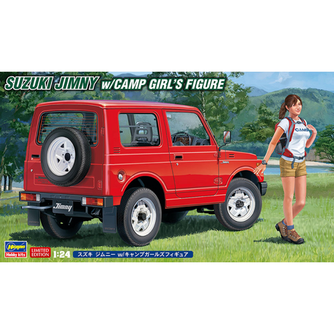 Hasegawa 1/24 Suzuki Jimny with Camp Girls Figure