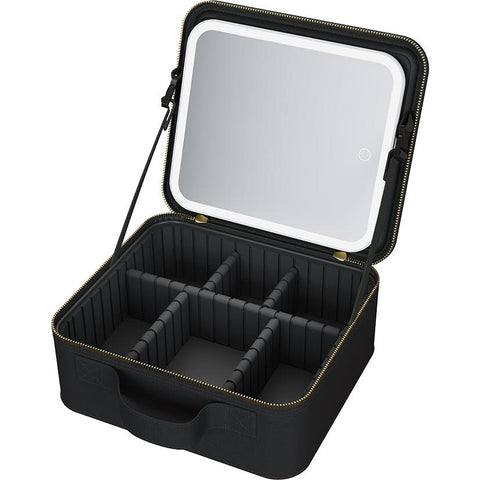 Wellcare Cosmetic Bag with Mirror (Black)