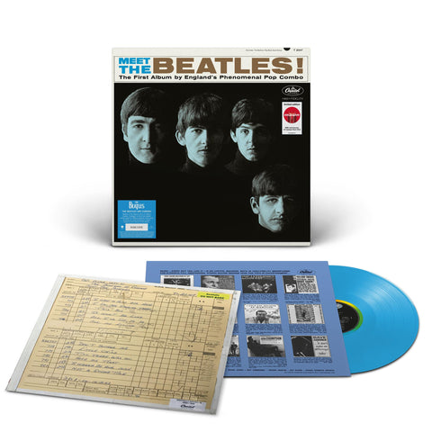 Meet The Beatles (IN MONO) (1964 US Album) (JB Hi-Fi AU Exclusive Blue Vinyl)
