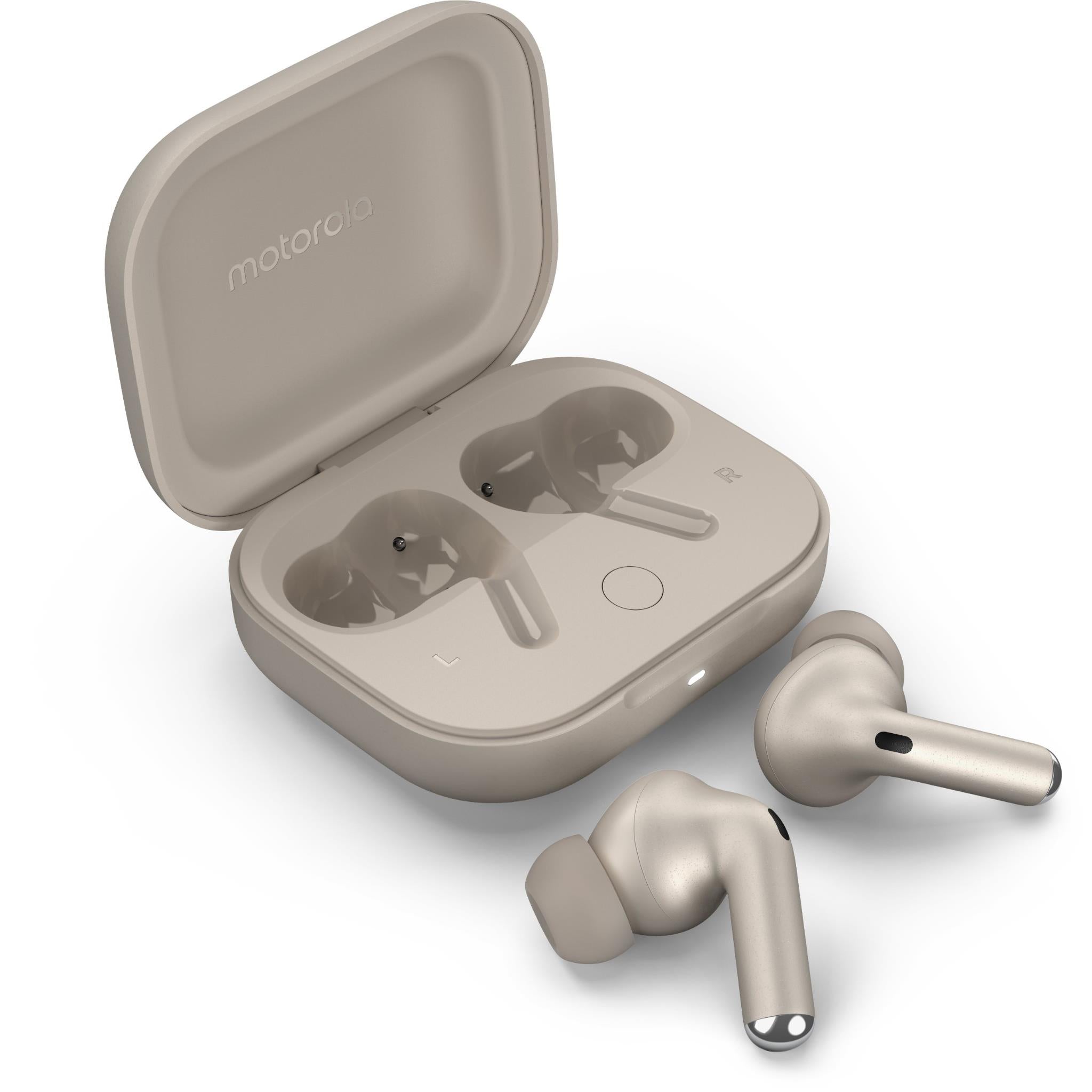 Motorola moto buds+ ANC In-Ear Headphones (Sand) JB Hi-Fi