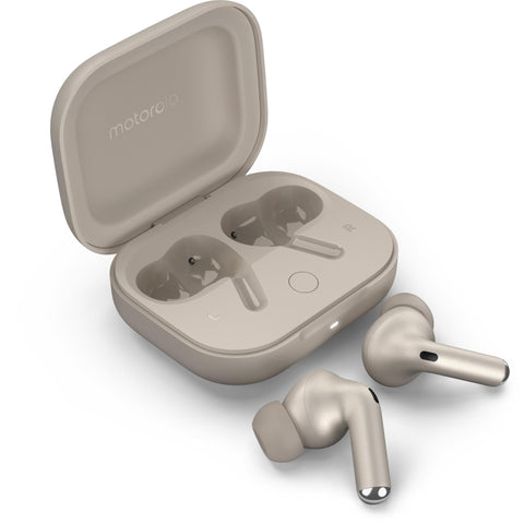 Motorola moto buds+ ANC In-Ear Headphones (Sand)