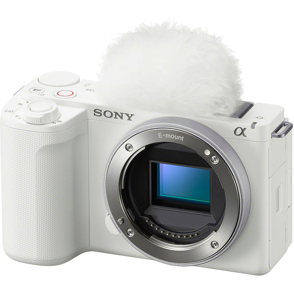 Sony ZVE10 II Mirrorless Vlog Camera (White) [Body Only] JB HiFi