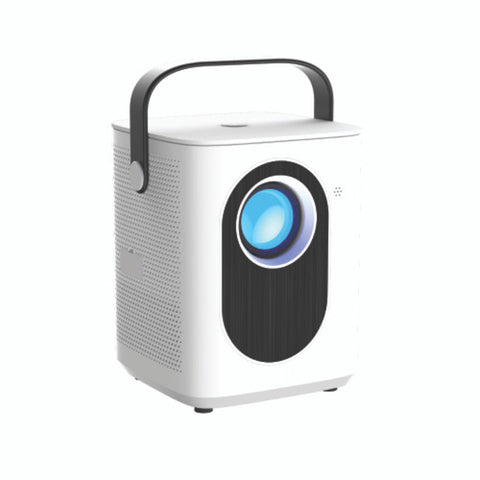 Laser Cube Android Projector with 120" Screen (White)