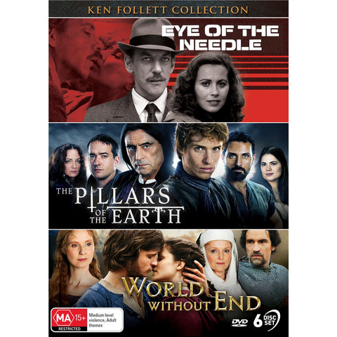 Ken Follett Collection: Eye of the Needle / the Pillars of the Earth / World Without End