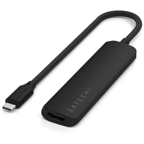 Satechi 4-in-1 USB-C Slim Multiport Adapter 4K (Black)
