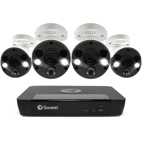 Swann 6K Pro Series NVR Securtiy Camera System (4 Cameras) [Unbranded Packaging]