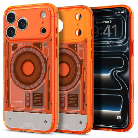 SPIGEN Ultra Hybrid C-One MagSafe Case for iPhone 17 Pro (Tangerine)