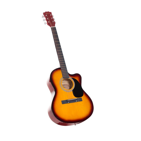 Karrera Acoustic Cutaway 40in Guitar (Sunburst)