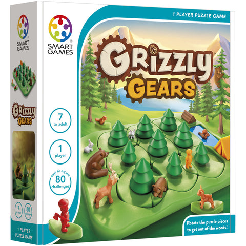 Smart Games Grizzly Forest Gears Puzzle/Board Game