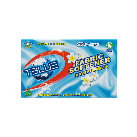 TBLUE Fabric Softener Dryer Sheet Summer Ocean (105 Sheets)