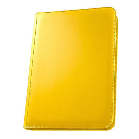 Palms Off Gaming STEALTH 9 Pocket Zip Trading Card Binder - Yellow