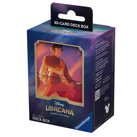 Disney Lorcana Trading Card Game - Shimmering Skies Aladdin Deck Box