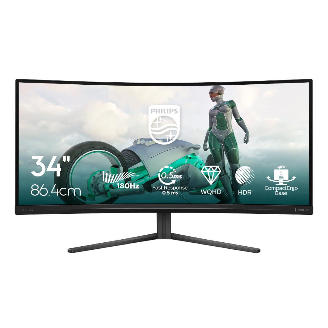 PHILIPS EVNIA 34M2C3500L 湾曲ゲーミングモニター 34\" Curved Fast VA Gaming monitor WQHD ゲーミングモニター 34M2C3500L