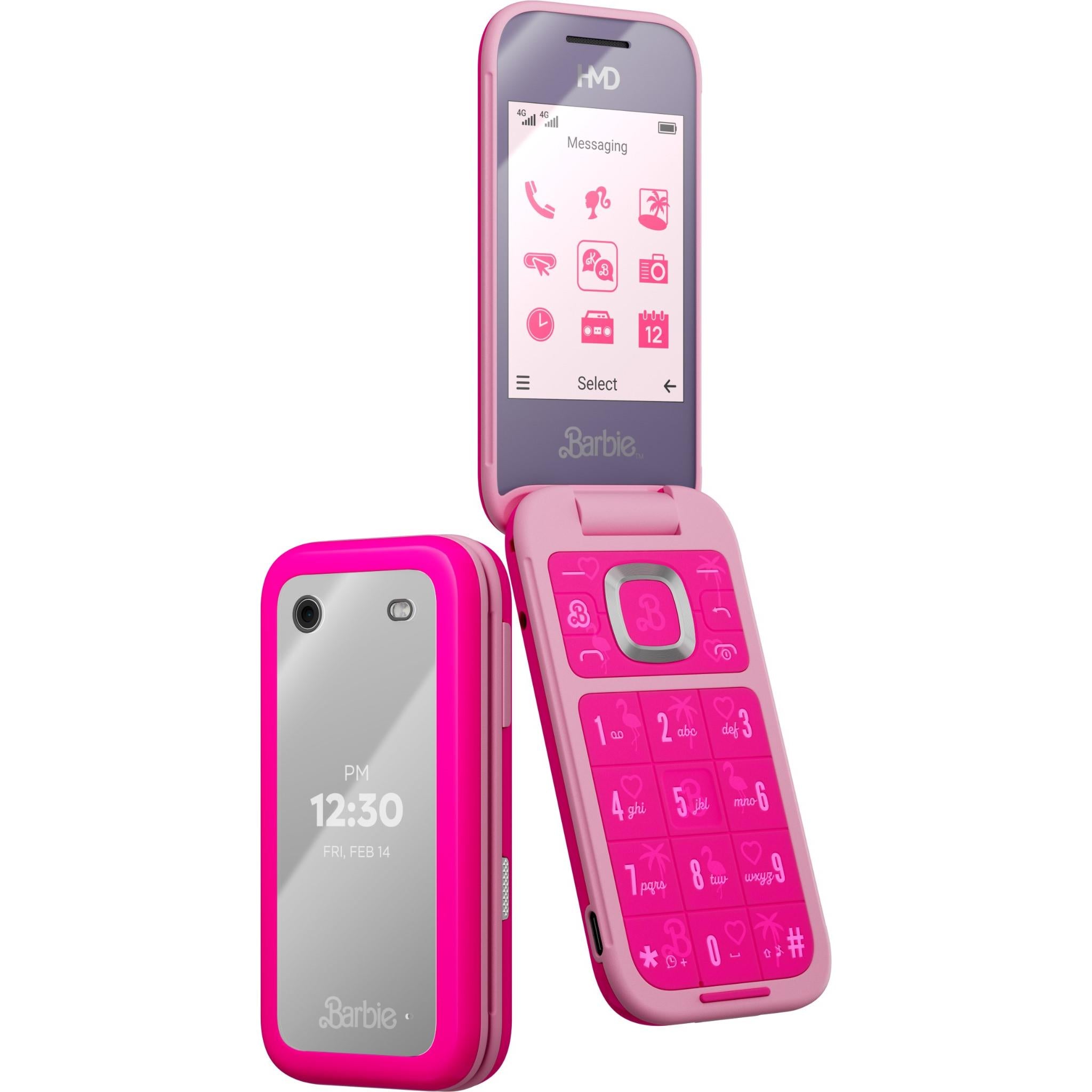 HMD Barbie™ Phone 4G (Pink) JB Hi-Fi