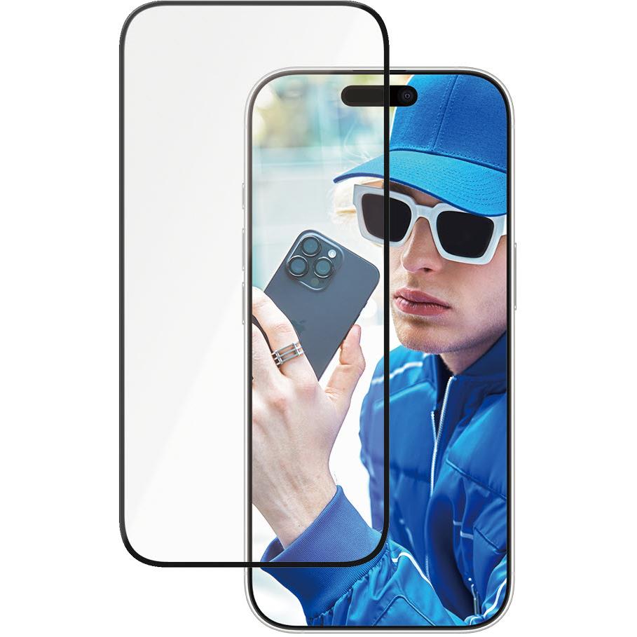 PanzerGlass UltraWide Fit Ceramic Screen Protector for iPhone 16 Pro ...