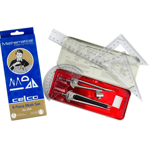 Celco Maths Geometry Set With Compass 909