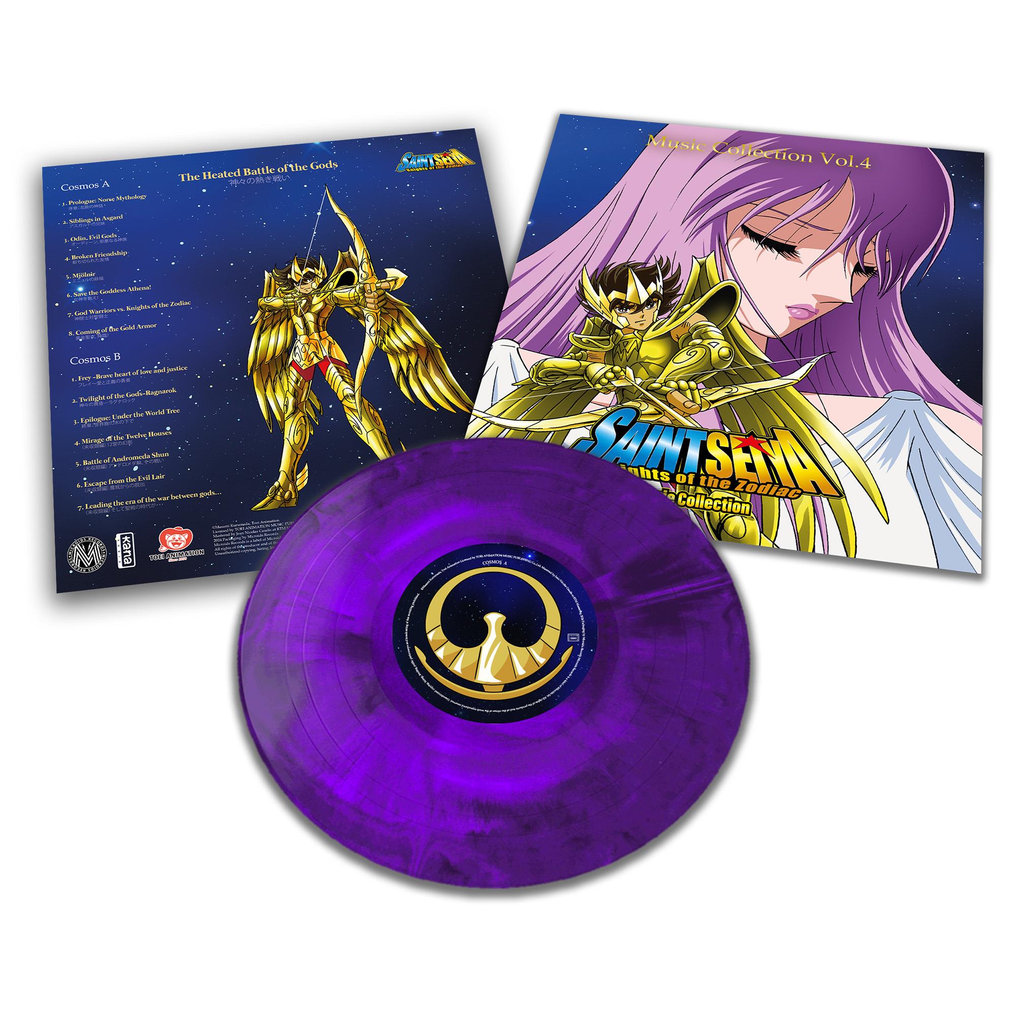 Saint Seiya (Music Collection Vol. 4) (Purple Marble Vinyl) - JB Hi-Fi