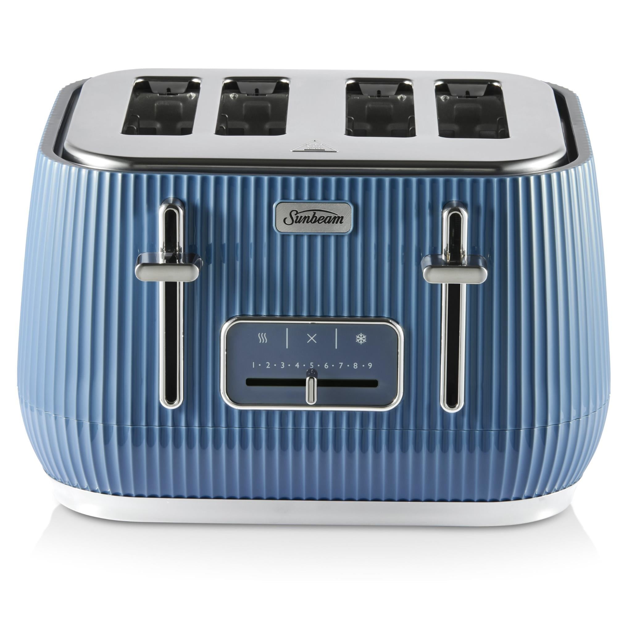 Blue Breville Electric Toaster Sunbeam TAP3504BL Radiance Slice