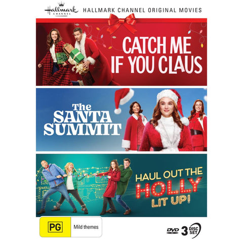 Hallmark Christmas Collection 36: Catch Me If You Claus / The Santa Summit / Haul Out the Holly: Lit Up