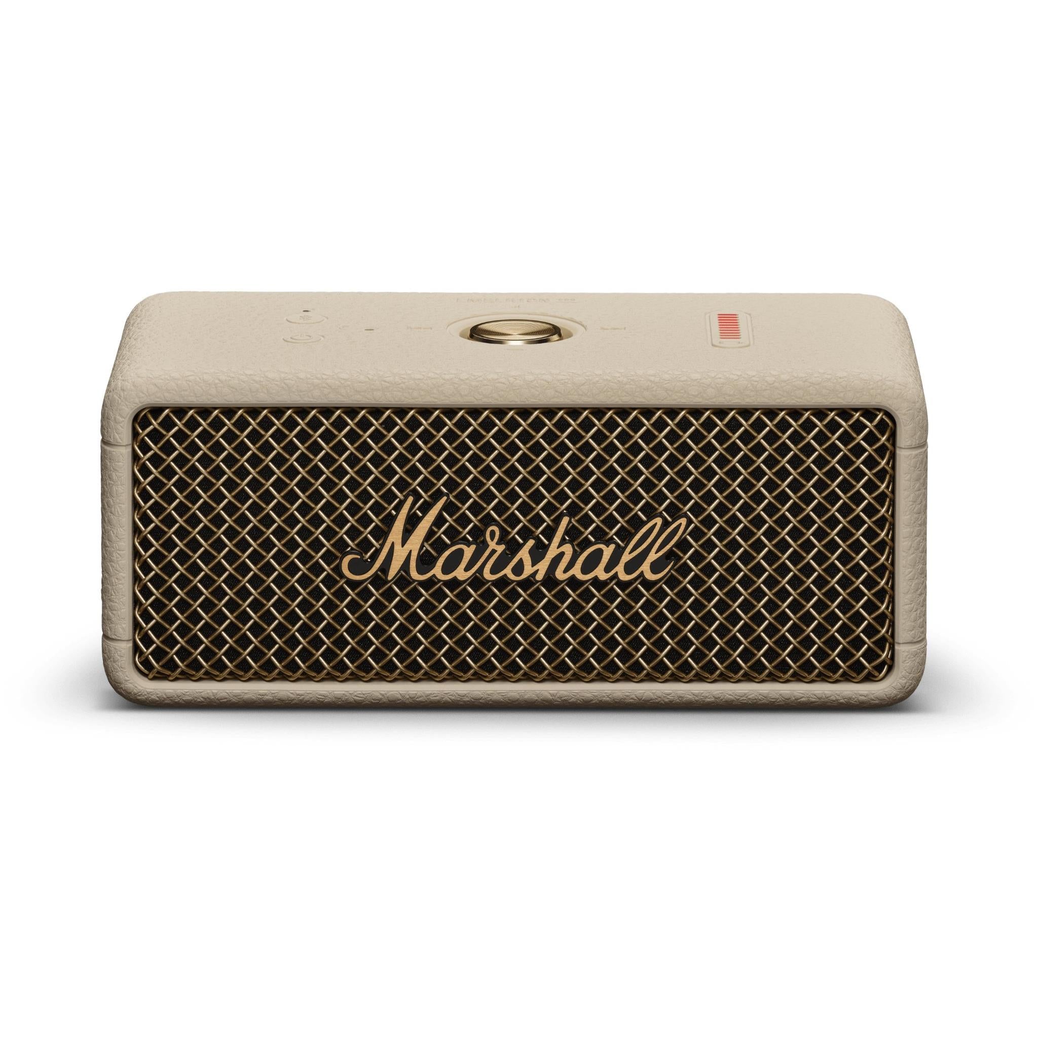 Marshall Emberton III Portable Bluetooth Speaker (Cream) - JB Hi-Fi