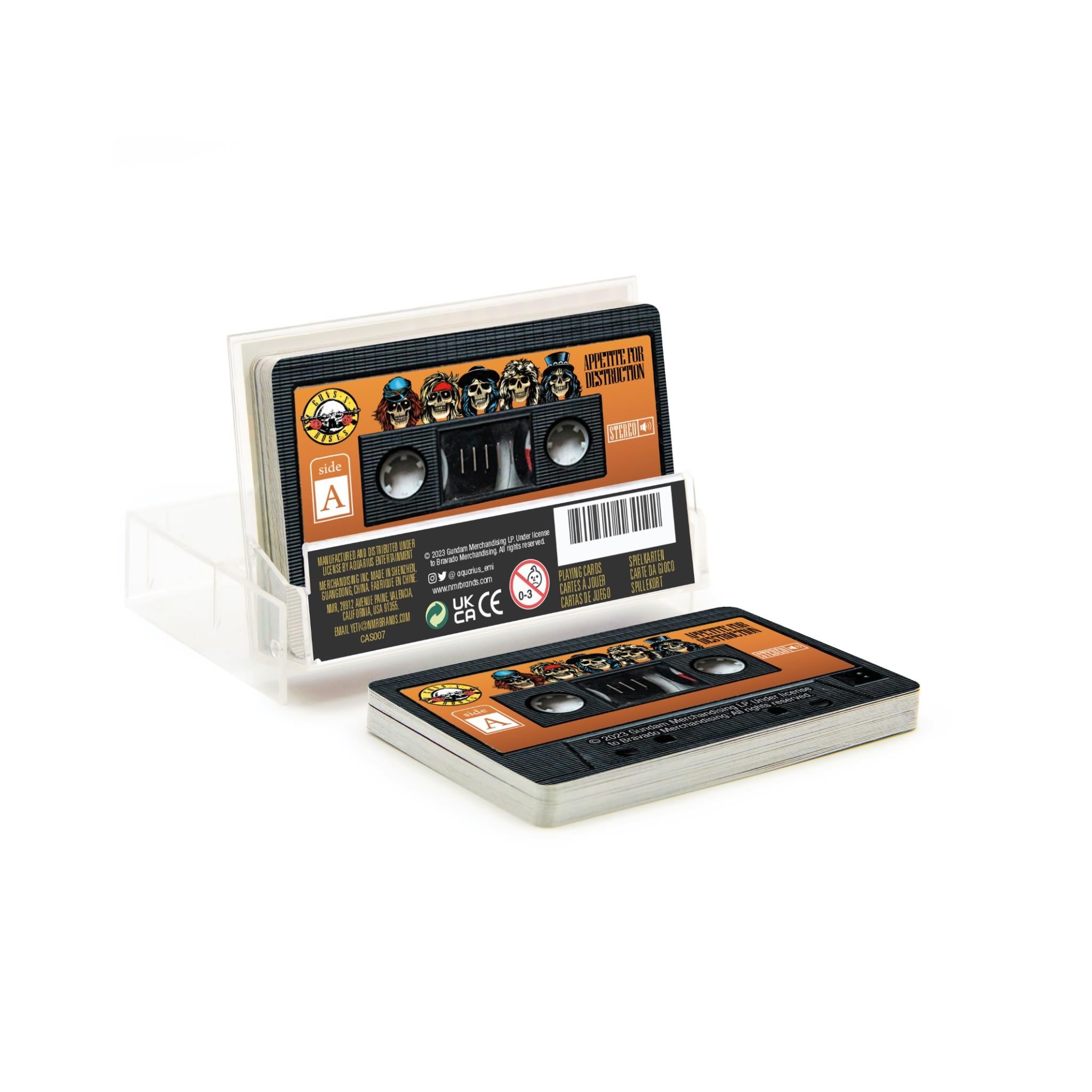 Guns N' Roses: Appetite For Destruction Casette Playing Cards