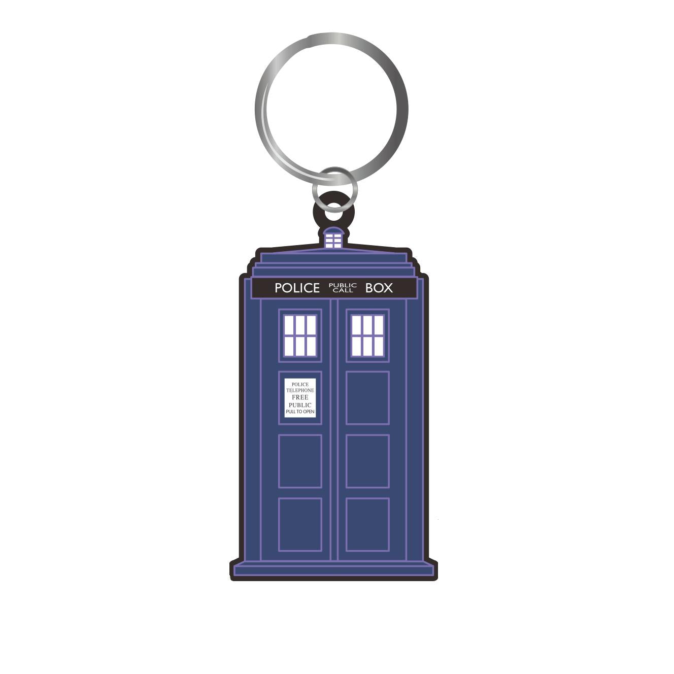 DOCTOR WHO TARDIS PVC KEYRING JB Hi-Fi