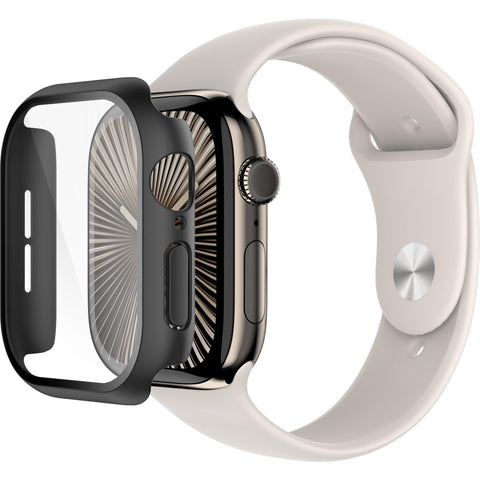 Belkin ScreenForce TemperedCurve 2-in-1 Screen Protector for Apple Watch Series 11/10 46mm (Black)